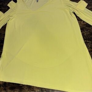 Last Tango neon green tunic XL NWOT